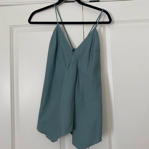 Babaton structured blue turquoise tank